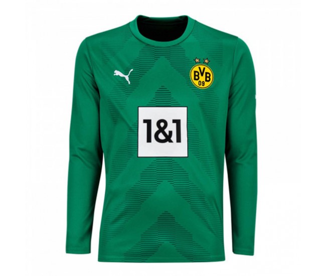 Borussia Dortmund Mens Green Goalkeeper Jersey 2022-23