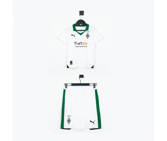 Borussia Monchengladbach Kids Home Kit 2023-24