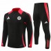 Bayern Munich Mens Black Training Technical Football Tracksuit 2024-25