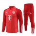 Bayern Munich Mens Red Training Technical Football Tracksuit 2024-25