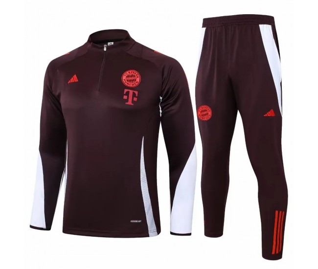 Bayern Munich Mens Team Line Training Technical Football Tracksuit 2024-25