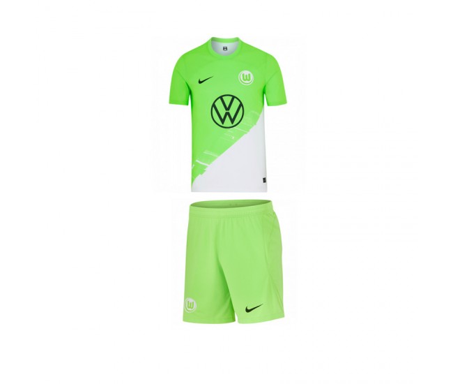 VfL Wolfsburg Kids Home Kit 2023-24
