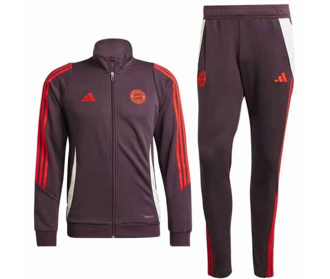 Bayern Munich Mens Bench Training Presentation Football Tracksuit 2024-25