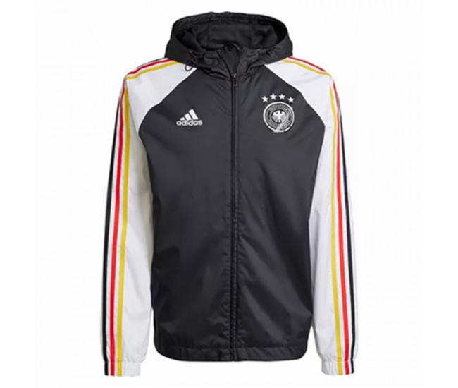 Germany DNA Black Windbreaker Jacket 23-24