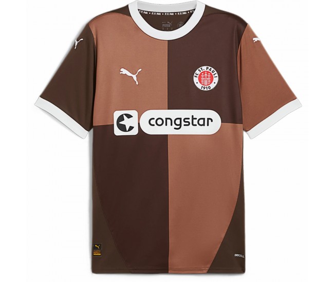 St Pauli Mens Home Jersey 24-25