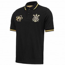 Corinthians Men's Retro Gold Polo Shirt 25-26