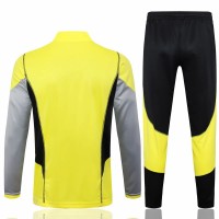 CR Flamengo Mens Yellow Training Technical Football Tracksuit 2024-25
