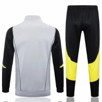 CR Flamengo Mens Gray Training Presentation Football Tracksuit 2024-25