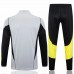 CR Flamengo Mens Gray Training Technical Football Tracksuit 2024-25