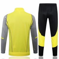 CR Flamengo Mens Yellow Training Presentation Football Tracksuit 2024-25