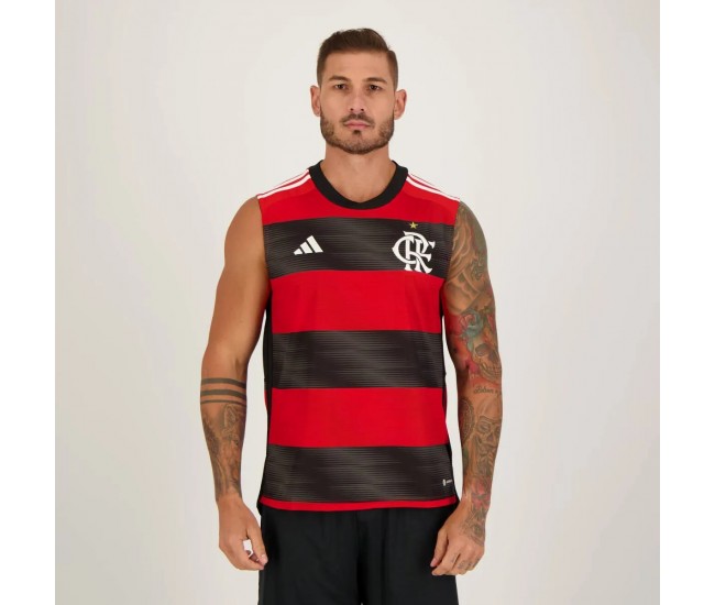 Flamengo Mens Home Sleeveless Jersey 2023-24