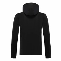 Flamengo Mens Windrunner Full Zip Hooded Jacket Black 23-24