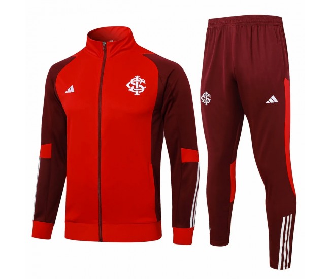 Internacional Mens Red Training Presentation Football Tracksuit 2024-25