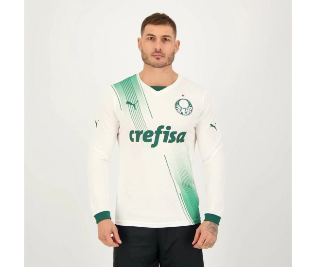 Palmeiras Men's Long Sleeve Away Jersey 23-24