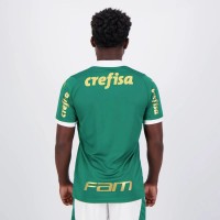 Palmeiras Mens Brazilian Champion Patch Home Jersey 2024-25