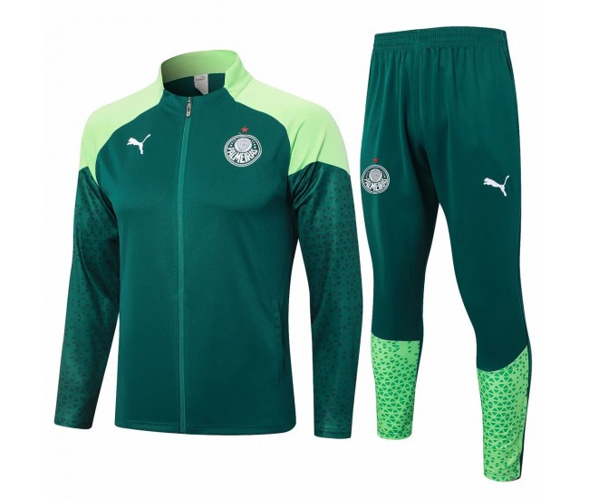 Palmeiras Mens Green Training Presentation Football Tracksuit 2024-25