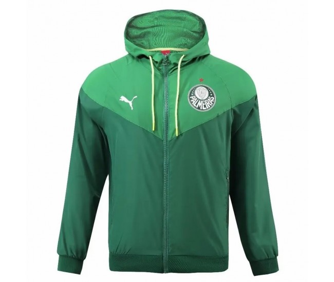 Palmeiras Mens Windrunner Full Zip Hooded Jacket 23-24