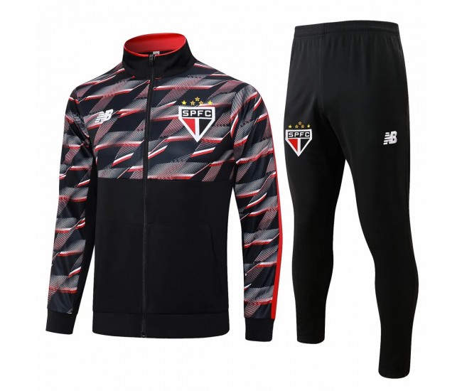São Paulo Mens Presentation Training Football Tracksuit 2024-25
