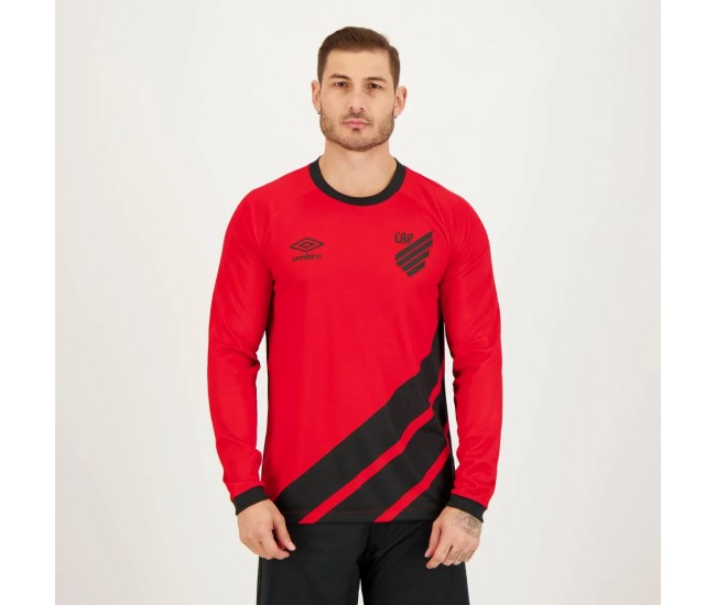 Athletico Paranaense Mens 2023 Home Long Sleeves Jersey