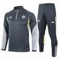 Atlético Mineiro Mens Dark Grey Training Technical Football Tracksuit 2024-25
