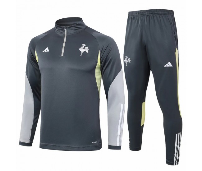 Atlético Mineiro Mens Dark Grey Training Technical Football Tracksuit 2024-25