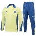 AFC Ajax Mens Yellow Training Technical Football Tracksuit 2024-25