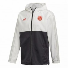 AJAX All Weather Windrunner Jacket White Black 2020 2021