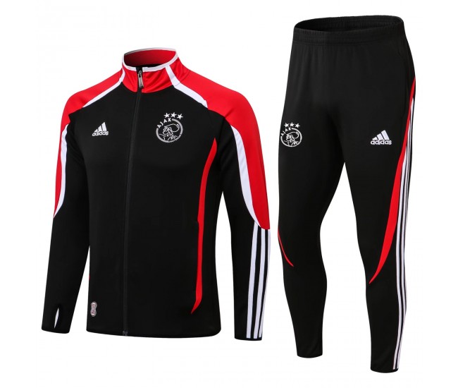 Ajax Black Training Presentation Tracksuit 2021-22