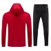 Ajax Amsterdam Red Hooded Presentation Football Tracksuit 2021-22