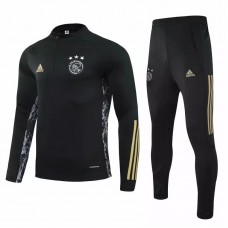 AJAX TRAINING SWEAT SOCCER TRACKSUIT 2020 2021 Black