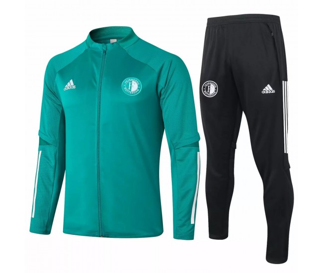 Feyenoord Training Presentation Soccer Tracksuit Green 2020 2021
