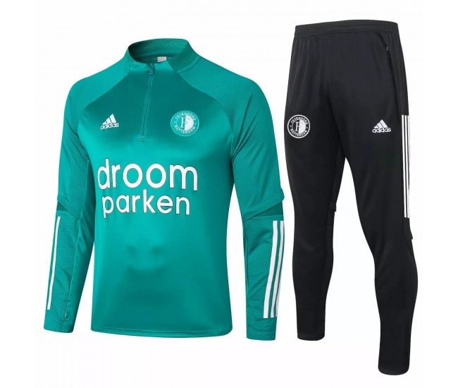 Feyenoord Training Technical Soccer Tracksuit Green 2020 2021