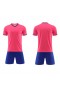 Women's Solid Color V Neck Football Kit