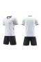 Men's White Line V Neck Football Kit