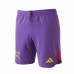 Olympique Lyonnais Men's Purple Goalkeeper Shorts 2023-24