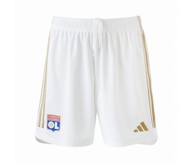 Olympique Lyon Mens Home Shorts 2023-24