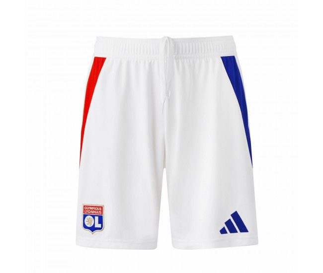 Olympique Lyon Mens Home Shorts 24-25