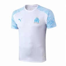 Olympique de Marseille Training White Blue Jersey 2019 2020