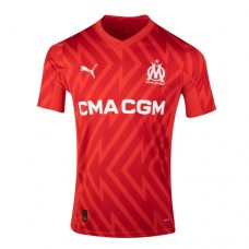 Olympique de Marseille Men's  Red Goalkeeper Jersey 2023-24