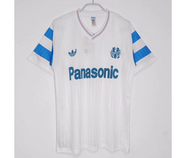 Olympique Marseille Home Retro Jersey 1990