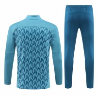 Olympique Marseille Mens Graphics Training Technical Football Tracksuit 2024-25