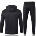 PSG X Jordan Black Soccer Presentation Tracksuit 2020