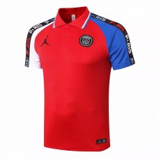 PSG Jordan Training Red Polo Shirt 2020