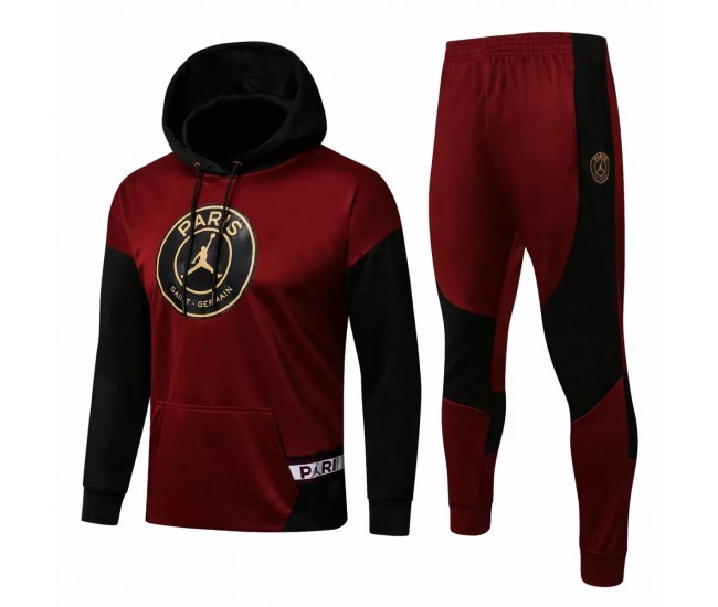 Jordan X PSG Soccer Hooded Training Technical Tracksuit 2021-22