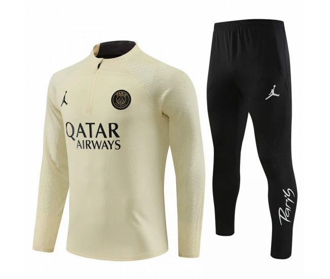 Jordan PSG Beige Training Technical Football Tracksuit 23-24
