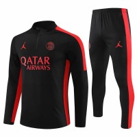 Jordan PSG Black Training Technical Football Tracksuit 23-24