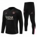 PSG Jordan Mens Black Training Technical Football Tracksuit 2024-25