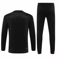 PSG Jordan Mens Black Training Technical Football Tracksuit 2024-25