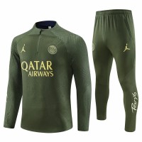 Jordan PSG Green Training Technical Football Tracksuit 23-24