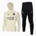 PSG Jordan Mens Beige Training Hooded Technical Football Tracksuit 2024-25